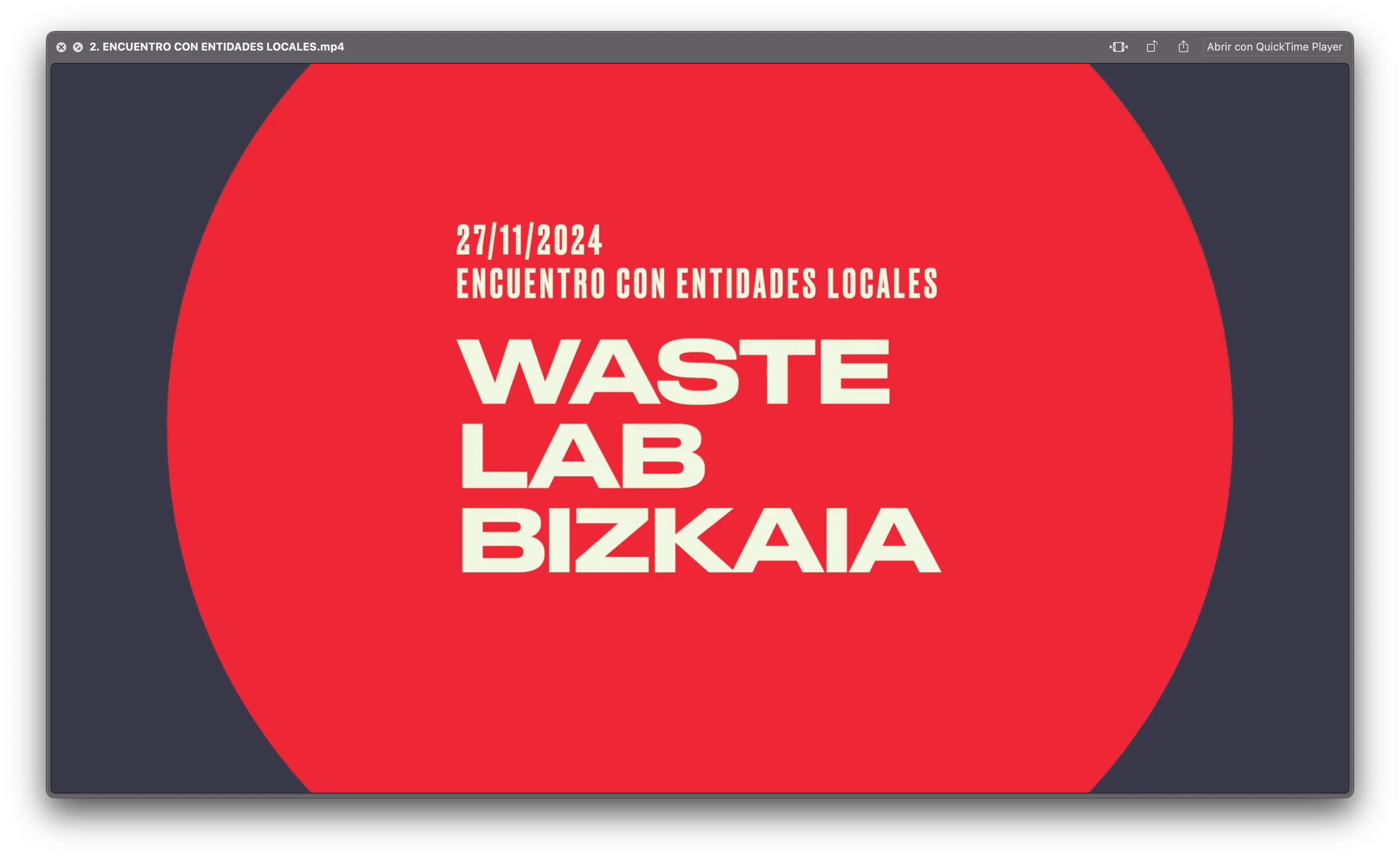 Encuentro con entidades locales