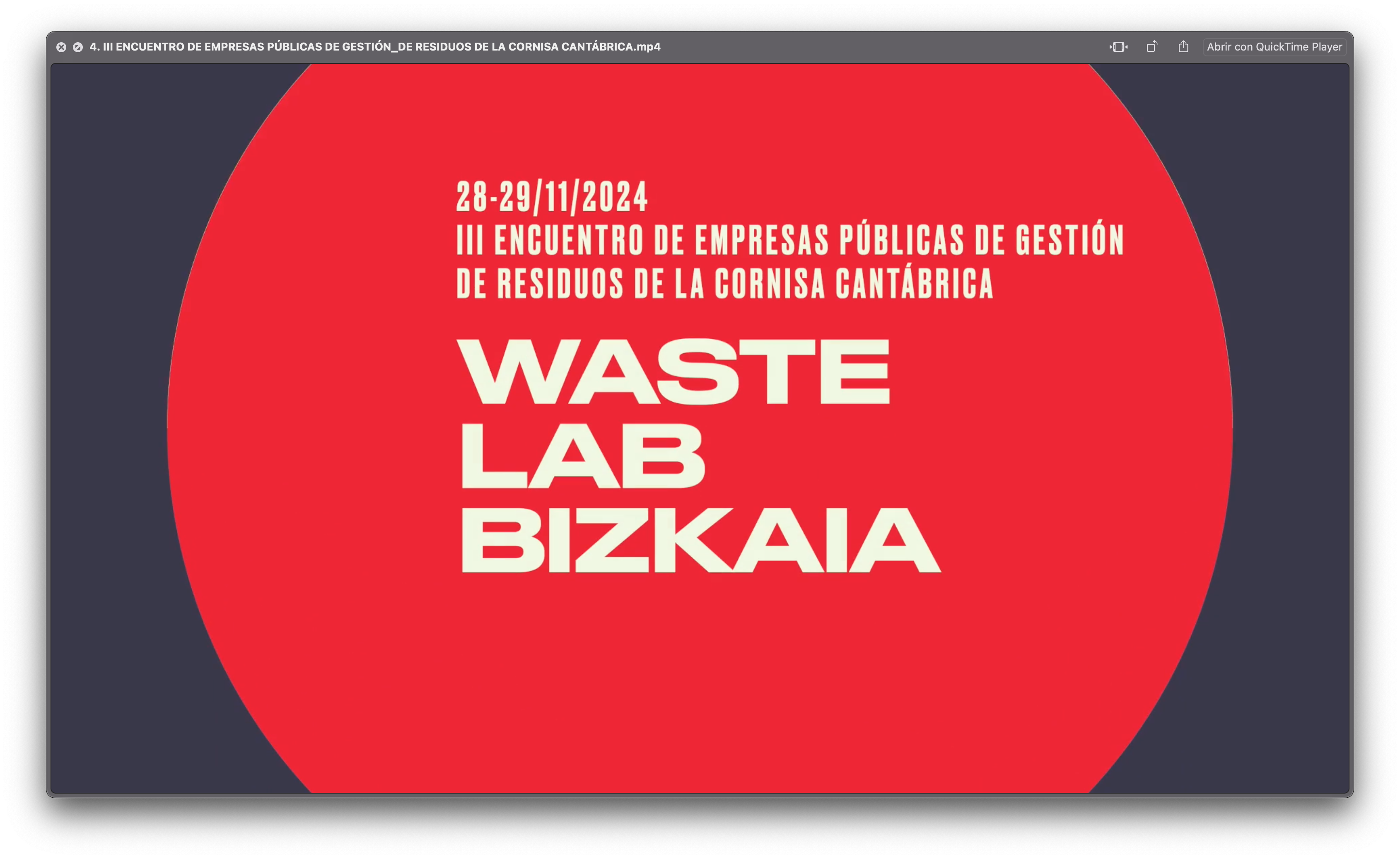 III Encuentro de Empresas Públicas de Gestión de Residuos de la Cornisa Cantábrica