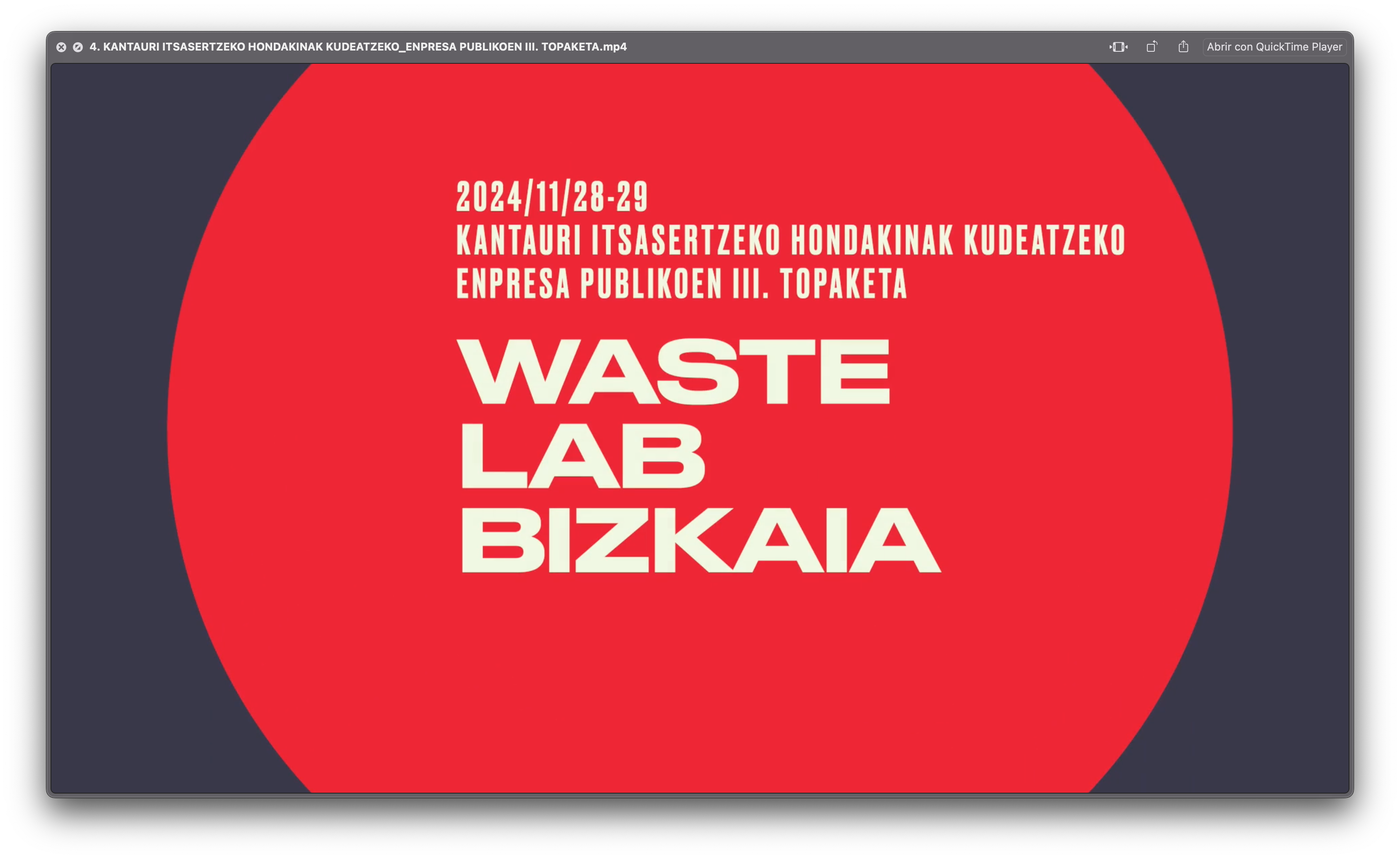 Kantauri Itsasertzeko Hondakinak Kudeatzeko Enpresa Publikoen III. Topaketa